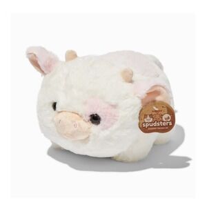 Spudsters 10 inch Moonique the Strawberry Cow Plush, New With Tags, Aurora, soft